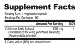 NutraBio Yohimbe (4 mg)